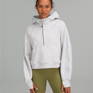 SCUBA OVERSIZED 1/2 ZIP HOODIE M/L